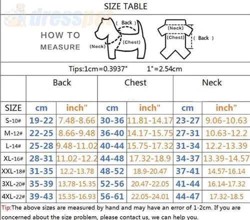 Dog Winter Coat - Full-length Dog Snowsuit, Warm Dog Jacket