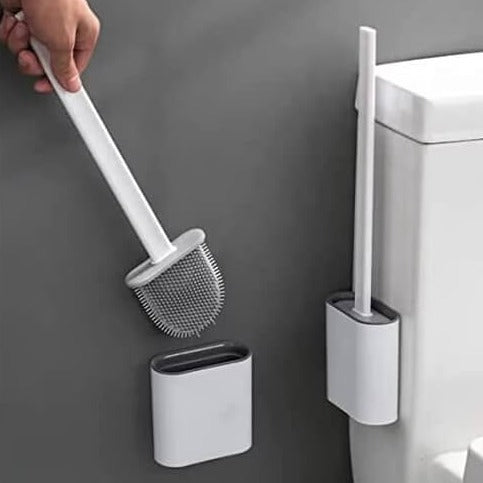 Toilet Silicone Brush Toilet, Silicone Toilet Brush Set