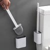 Load image into Gallery viewer, Silicone Toilet Bowl Cleaning Brush and Holder